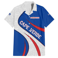 Cape Verde Family Matching Puletasi and Hawaiian Shirt with Blue Red Flag Nós Kretxeu Spirit