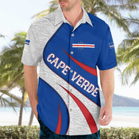Cape Verde Hawaiian Shirt with Blue Red Flag Nós Kretxeu Spirit