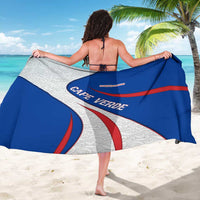 Cape Verde Sarong with Blue Red Flag Nós Kretxeu Spirit