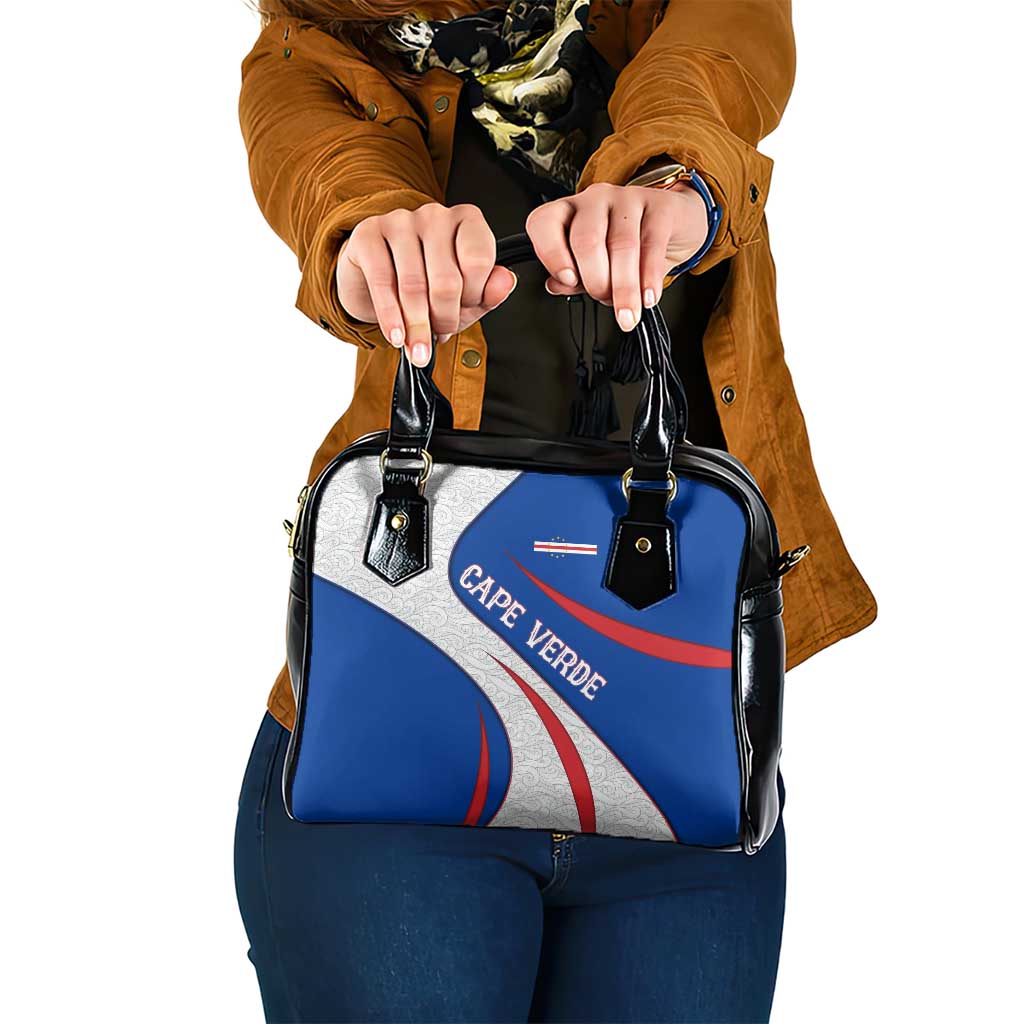 Cape Verde Shoulder Handbag with Blue Red Flag Nós Kretxeu Spirit