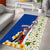 Cape Verde Area Rug with Kingfisher Bird Floral Flag Spirit