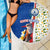 Cape Verde Beach Blanket with Kingfisher Bird Floral Flag Spirit