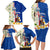 Cape Verde Family Matching Long Sleeve Bodycon Dress and Hawaiian Shirt with Kingfisher Bird Floral Flag Spirit