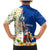Cape Verde Family Matching Mermaid Dress and Hawaiian Shirt with Kingfisher Bird Floral Flag Spirit