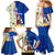 Cape Verde Family Matching Mermaid Dress and Hawaiian Shirt with Kingfisher Bird Floral Flag Spirit