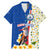 Cape Verde Family Matching Mermaid Dress and Hawaiian Shirt with Kingfisher Bird Floral Flag Spirit