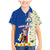 Cape Verde Family Matching Mermaid Dress and Hawaiian Shirt with Kingfisher Bird Floral Flag Spirit