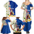 Cape Verde Family Matching Summer Maxi Dress and Hawaiian Shirt with Kingfisher Bird Floral Flag Spirit