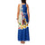 Cape Verde Family Matching Tank Maxi Dress and Hawaiian Shirt with Kingfisher Bird Floral Flag Spirit