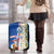 Cape Verde Luggage Cover with Kingfisher Bird Floral Flag Spirit