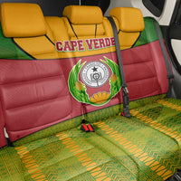 Cape Verde Back Car Seat Cover with One Heart Ten Islands National Emblem Spirit