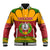 Cape Verde Baseball Jacket with One Heart Ten Islands National Emblem Spirit