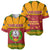 Cape Verde Baseball Jersey with One Heart Ten Islands National Emblem Spirit