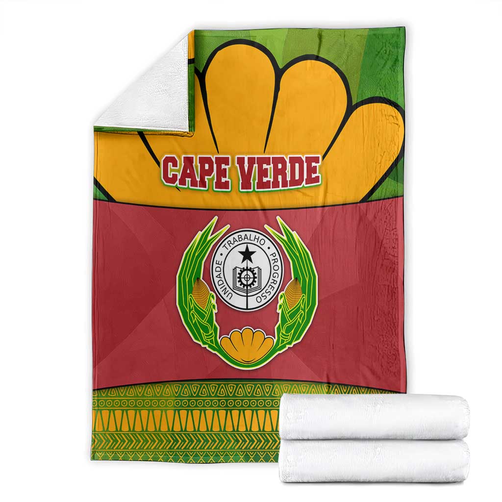 Cape Verde Blanket with One Heart Ten Islands National Emblem Spirit