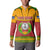 Cape Verde Button Sweatshirt with One Heart Ten Islands National Emblem Spirit