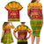 Cape Verde Family Matching Long Sleeve Bodycon Dress and Hawaiian Shirt with One Heart Ten Islands National Emblem Spirit