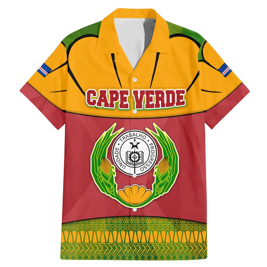 Cape Verde Family Matching Mermaid Dress and Hawaiian Shirt with One Heart Ten Islands National Emblem Spirit