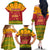 Cape Verde Family Matching Off The Shoulder Long Sleeve Dress and Hawaiian Shirt with One Heart Ten Islands National Emblem Spirit