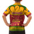 Cape Verde Family Matching Off Shoulder Short Dress and Hawaiian Shirt with One Heart Ten Islands National Emblem Spirit
