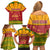 Cape Verde Family Matching Off Shoulder Short Dress and Hawaiian Shirt with One Heart Ten Islands National Emblem Spirit