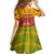 Cape Verde Family Matching Tank Maxi Dress and Hawaiian Shirt with One Heart Ten Islands National Emblem Spirit