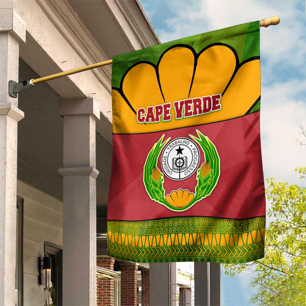 Cape Verde Garden Flag with One Heart Ten Islands National Emblem Spirit