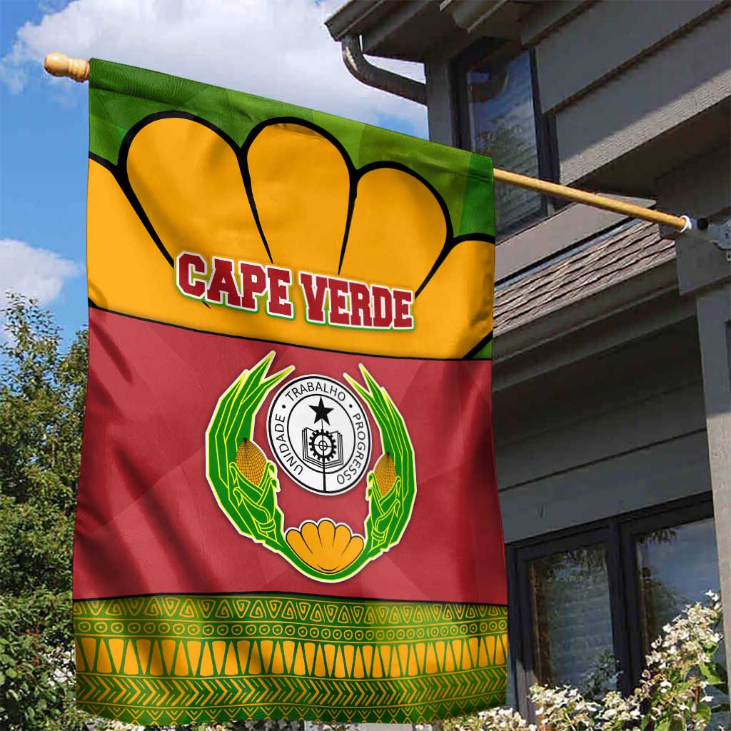 Cape Verde Garden Flag with One Heart Ten Islands National Emblem Spirit