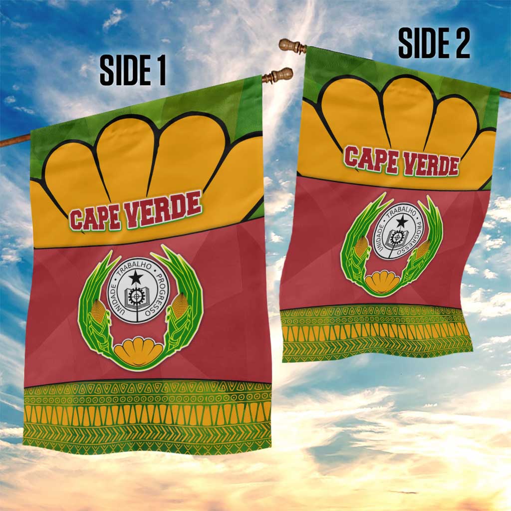Cape Verde Garden Flag with One Heart Ten Islands National Emblem Spirit