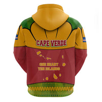 Cape Verde Hoodie with One Heart Ten Islands National Emblem Spirit