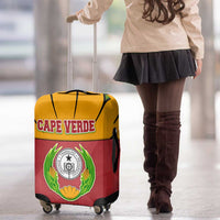 Cape Verde Luggage Cover with One Heart Ten Islands National Emblem Spirit