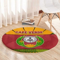 Cape Verde Round Carpet with One Heart Ten Islands National Emblem Spirit