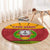 Cape Verde Round Carpet with One Heart Ten Islands National Emblem Spirit