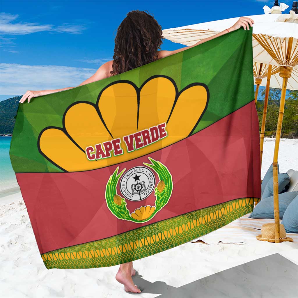 Cape Verde Sarong with One Heart Ten Islands National Emblem Spirit
