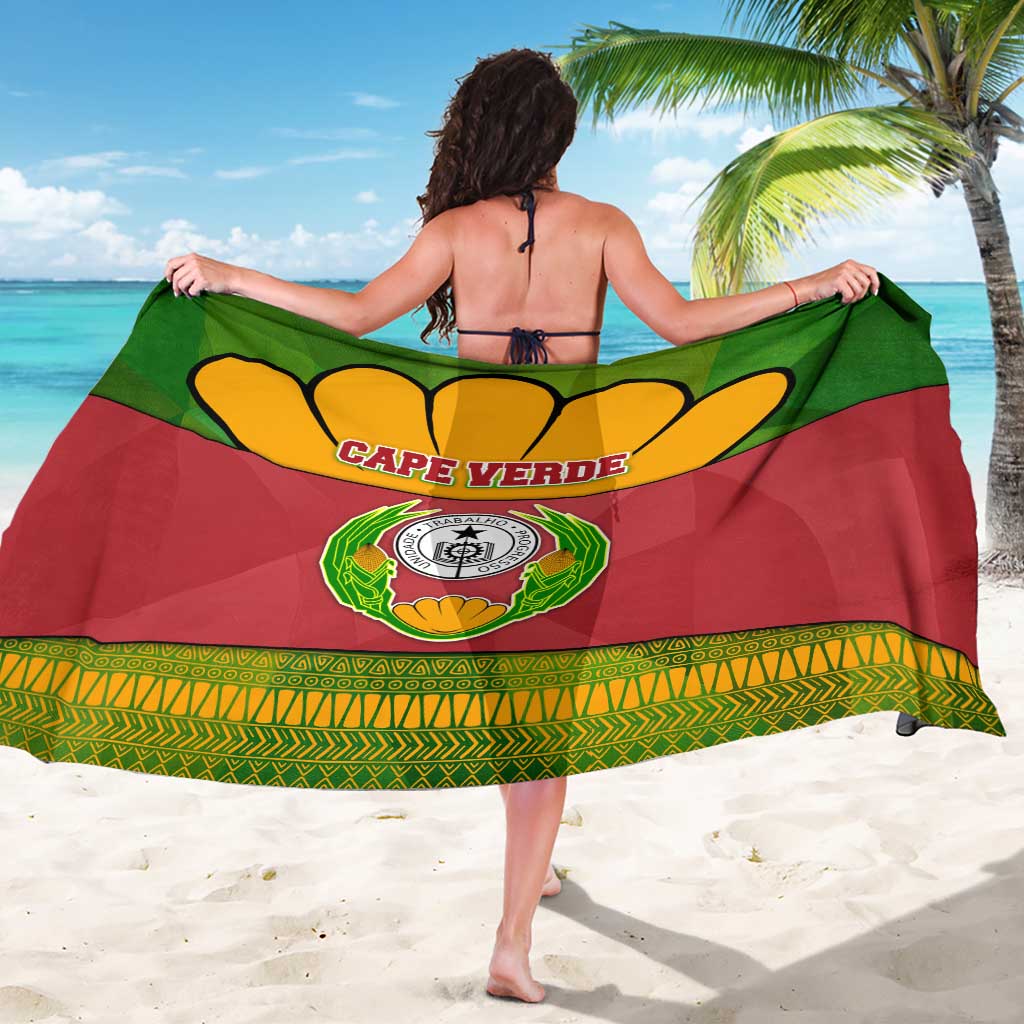 Cape Verde Sarong with One Heart Ten Islands National Emblem Spirit