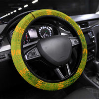 Cape Verde Steering Wheel Cover with One Heart Ten Islands National Emblem Spirit