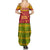 Cape Verde Summer Maxi Dress with One Heart Ten Islands National Emblem Spirit