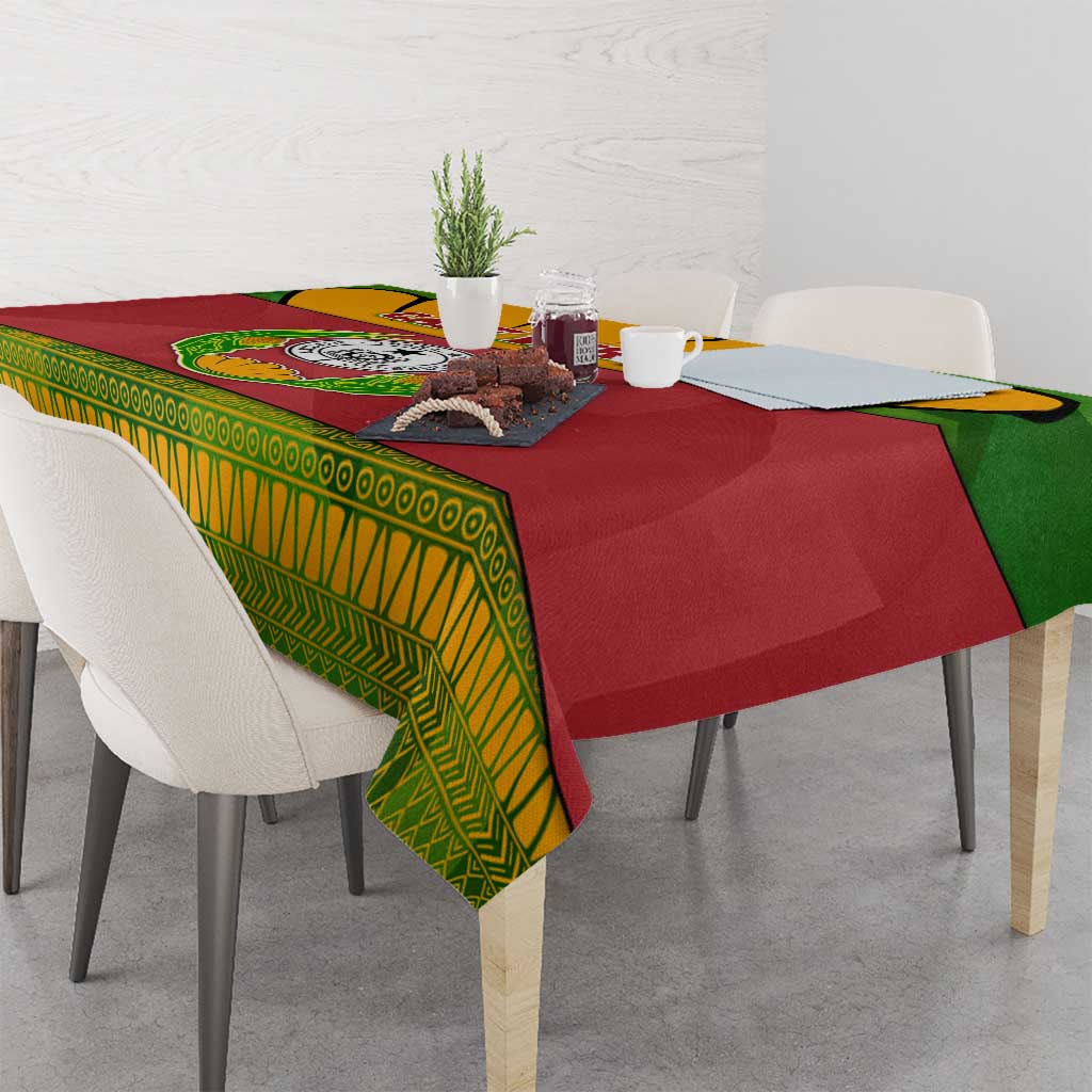Cape Verde Tablecloth with One Heart Ten Islands National Emblem Spirit