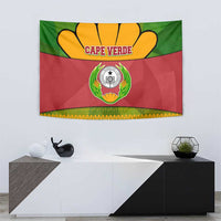 Cape Verde Tapestry with One Heart Ten Islands National Emblem Spirit