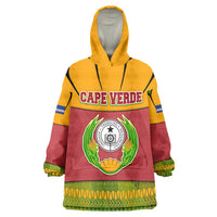 Cape Verde Wearable Blanket Hoodie with One Heart Ten Islands National Emblem Spirit