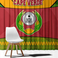 Cape Verde Window Curtain with One Heart Ten Islands National Emblem Spirit