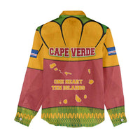 Cape Verde Women Casual Shirt with One Heart Ten Islands National Emblem Spirit