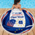 Cape Verde Beach Blanket with Independence Day 5th July Flag Celebration Spirit