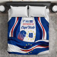 Cape Verde Bedding Set with Independence Day 5th July Flag Celebration Spirit