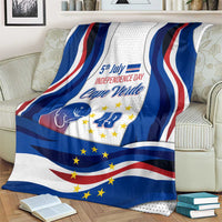 Cape Verde Blanket with Independence Day 5th July Flag Celebration Spirit