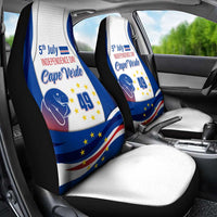 Cape Verde Car Seat Cover with Independence Day 5th July Flag Celebration Spirit