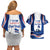 Cape Verde Couples Matching Off Shoulder Short Dress and Hawaiian Shirt with Independence Day 5th July Flag Celebration Spirit
