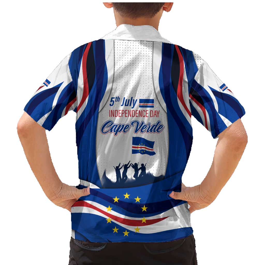 Cape Verde Family Matching Mermaid Dress and Hawaiian Shirt with Independence Day 5th July Flag Celebration Spirit
