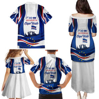 Cape Verde Family Matching Puletasi and Hawaiian Shirt with Independence Day 5th July Flag Celebration Spirit