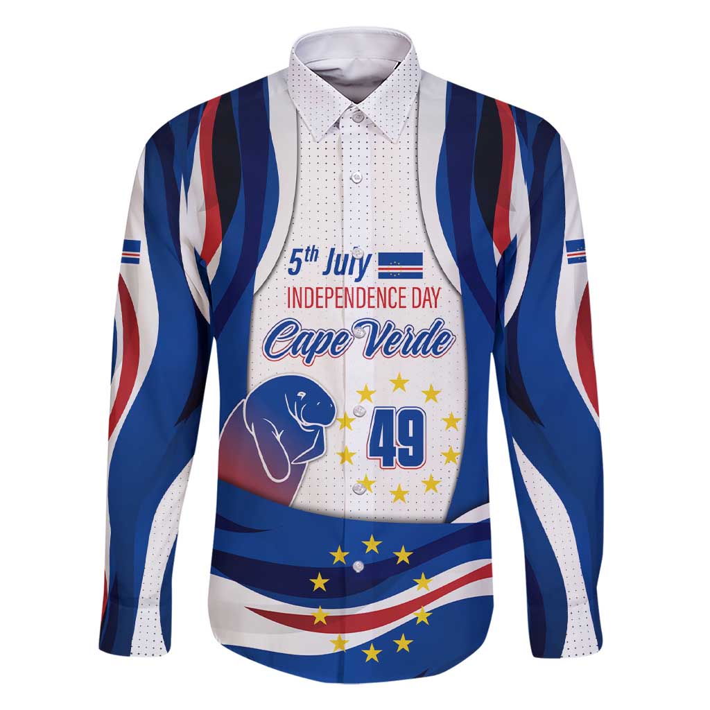 Cape Verde Family Matching Short Sleeve Bodycon Dress and Hawaiian Shirt with Independence Day 5th July Flag Celebration Spirit
