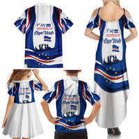 Cape Verde Family Matching Summer Maxi Dress and Hawaiian Shirt with Independence Day 5th July Flag Celebration Spirit